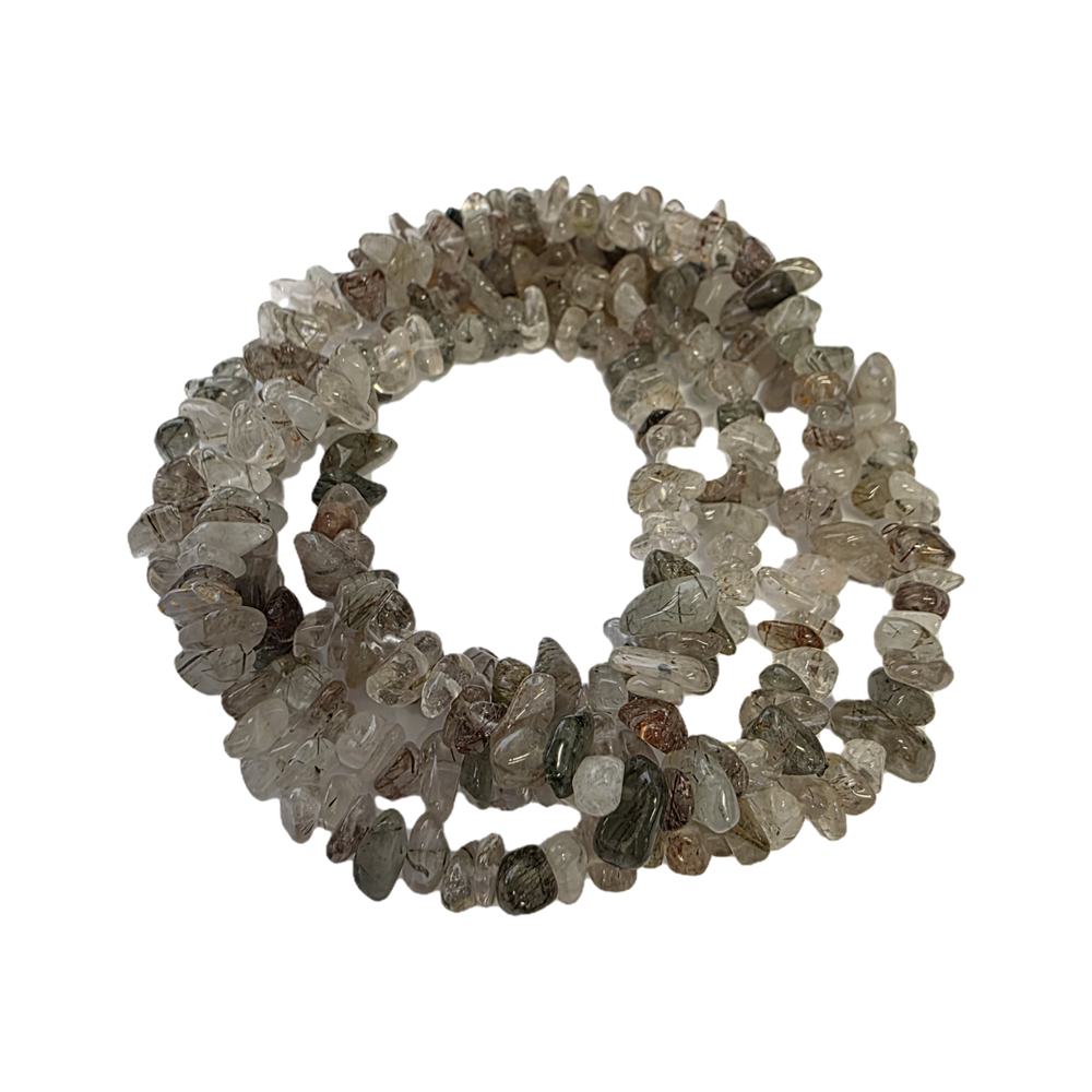Chips - Semi Precious on strand - Smoky Quartz
