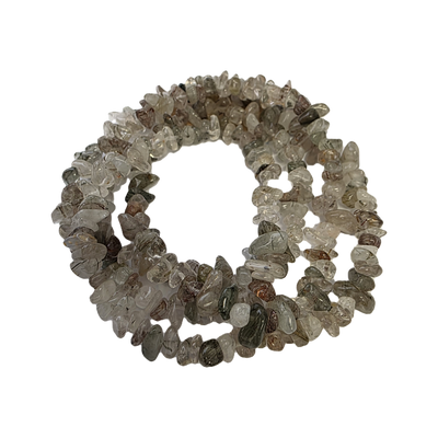 Chips - Semi Precious on strand - Smoky Quartz