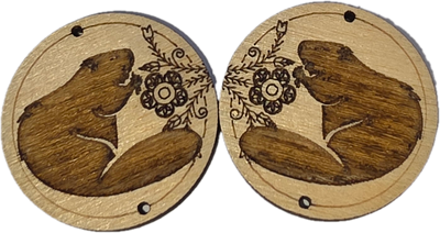 Wooden Cabochon - Various models