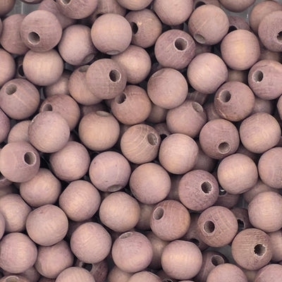 10 mm -  Perles de bois · Quantités et couleurs variées