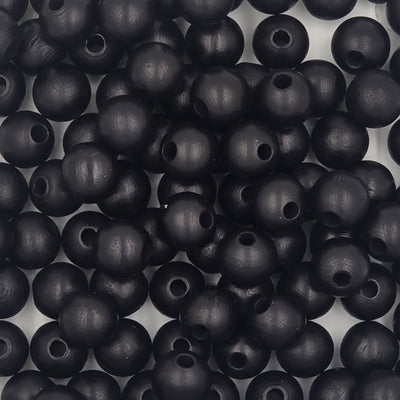 Wooden beads 12 mm ( hole 3 mm ) (~ 50un)