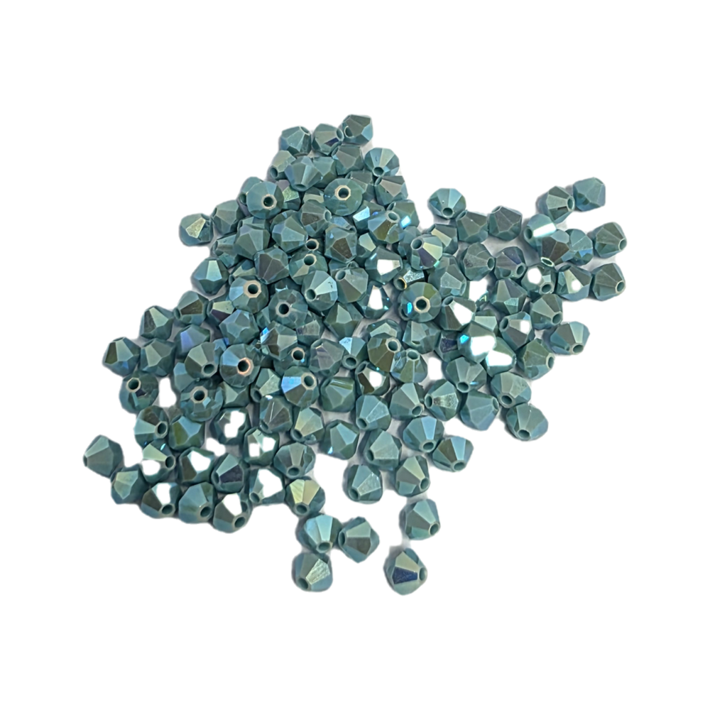 4x4 mm - Preciosa® - Bicone de cristal ''Machine Cut'' / ≈144pcs