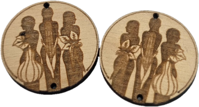 Wooden Cabochon - Various models