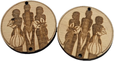 Wooden Cabochon - Various models
