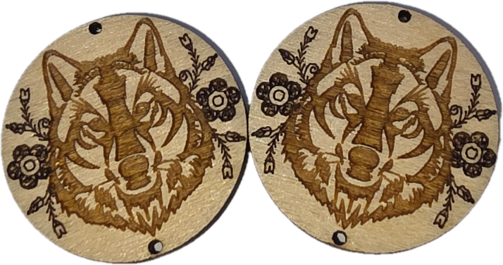 Wooden Cabochon - Various models