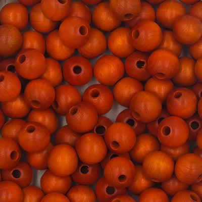 Wooden beads 12 mm ( hole 3 mm ) (~ 50un)