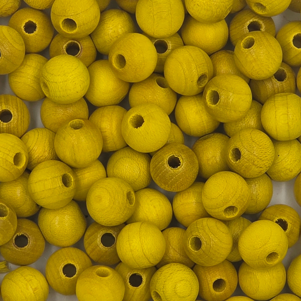 Wooden beads 12 mm ( hole 3 mm ) (~ 50un)