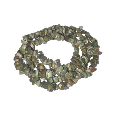 Chips - Semi Precious on strand - Rhyolite
