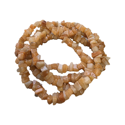 Chips - Semi Precious on strand - Red Aventurine