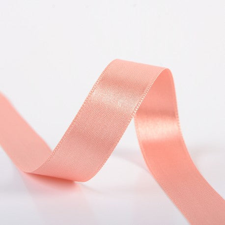 Double-Sided Satin Ribbon - Salmon pink