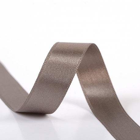 Double-Sided Satin Ribbon - Brown
