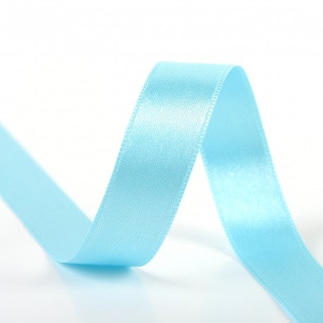 Double-Sided Satin Ribbon - Blue water