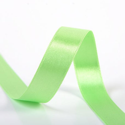 Double-sided satin ribbon - 110 Aqua green