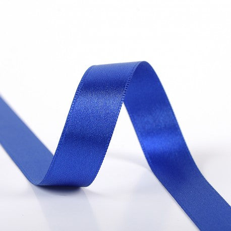 Double-Sided Satin Ribbon - Royal blue