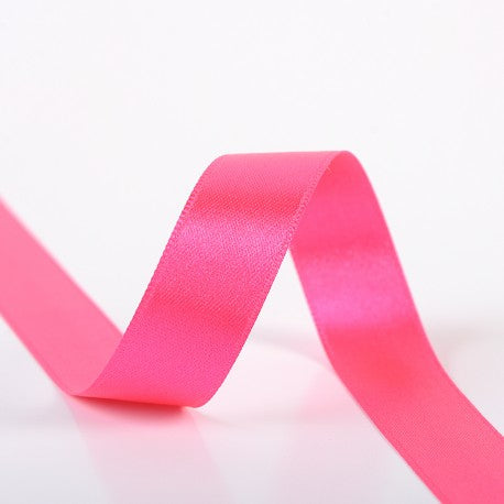 Double-sided satin ribbon - 178 Fuchsia