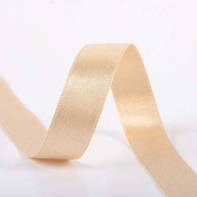 Double-Sided Satin Ribbon - Beige