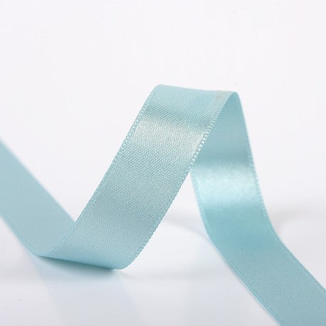 Double-Sided Satin Ribbon - Blue smoked