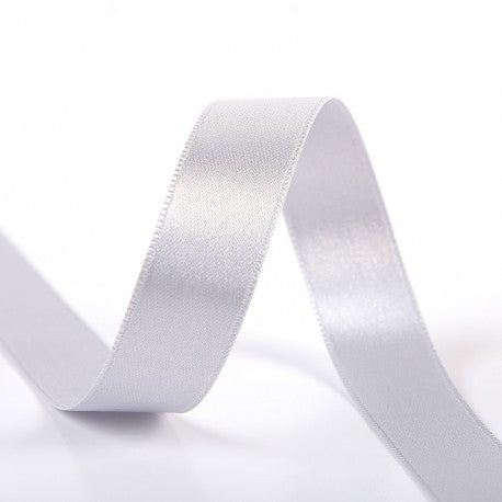Double-Sided Satin Ribbon - Gray