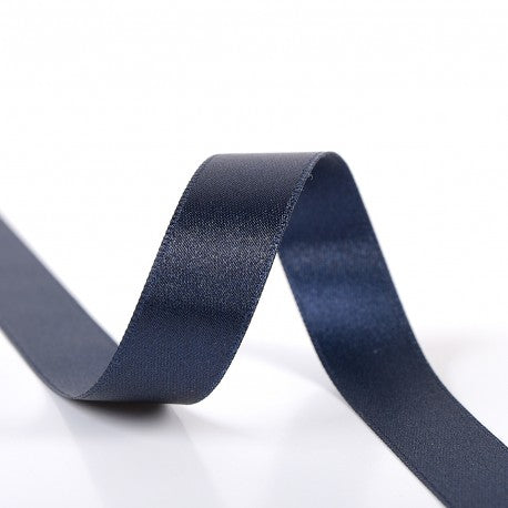 Double Sided Satin Ribbon - 27 Navy