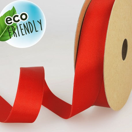 Recycled Satin Ribbon - Red