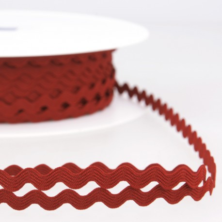 Toutextile Rick Rack Trim - Red Hermes