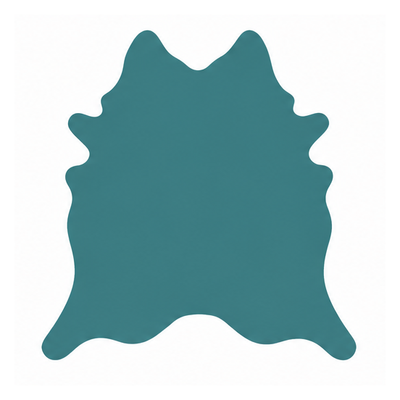 Dark Aqua Split Cowhide · 2½ - 3 oz - ( 0,9 - 1,0 mm )