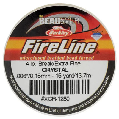 4lb - Fireline® Microfused Braided Beading Thread pre-waxed · 0,005in 0,012mm